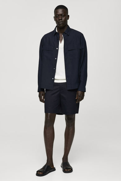 Chemise (manches longues) Bleu - Mango