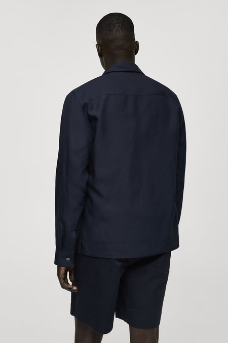 Hemd met lange mouwen - blauw