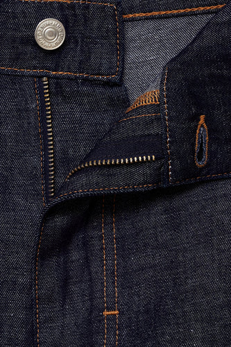 Short - mid blue denim - MANGO