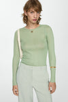 Pull col O Vert - Mango