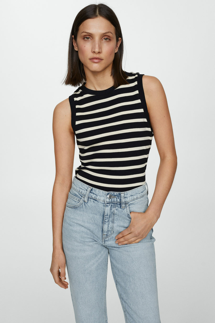 Mom Jeans Light blue denim - Mango