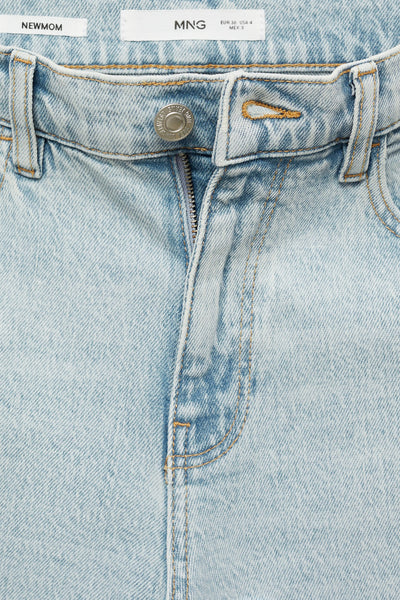 Mom Jeans Light blue denim - Mango