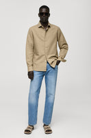 Chemise (manches longues) Vert - Mango