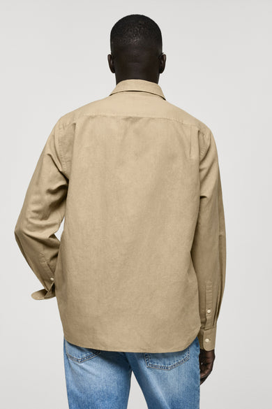 Chemise (manches longues) Vert - Mango