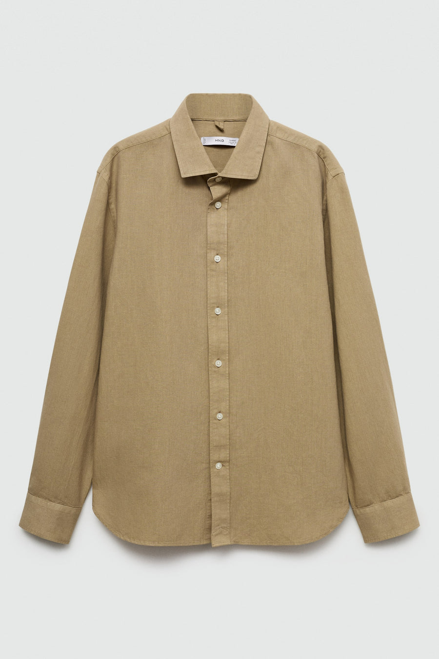 Hemd met lange mouwen - groen - MANGO