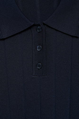 Polo met korte mouwen - blauw - MANGO