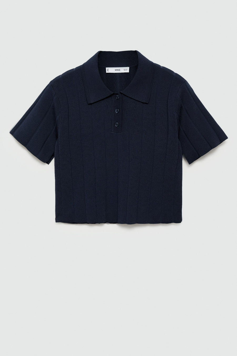 Polo met korte mouwen - blauw - MANGO