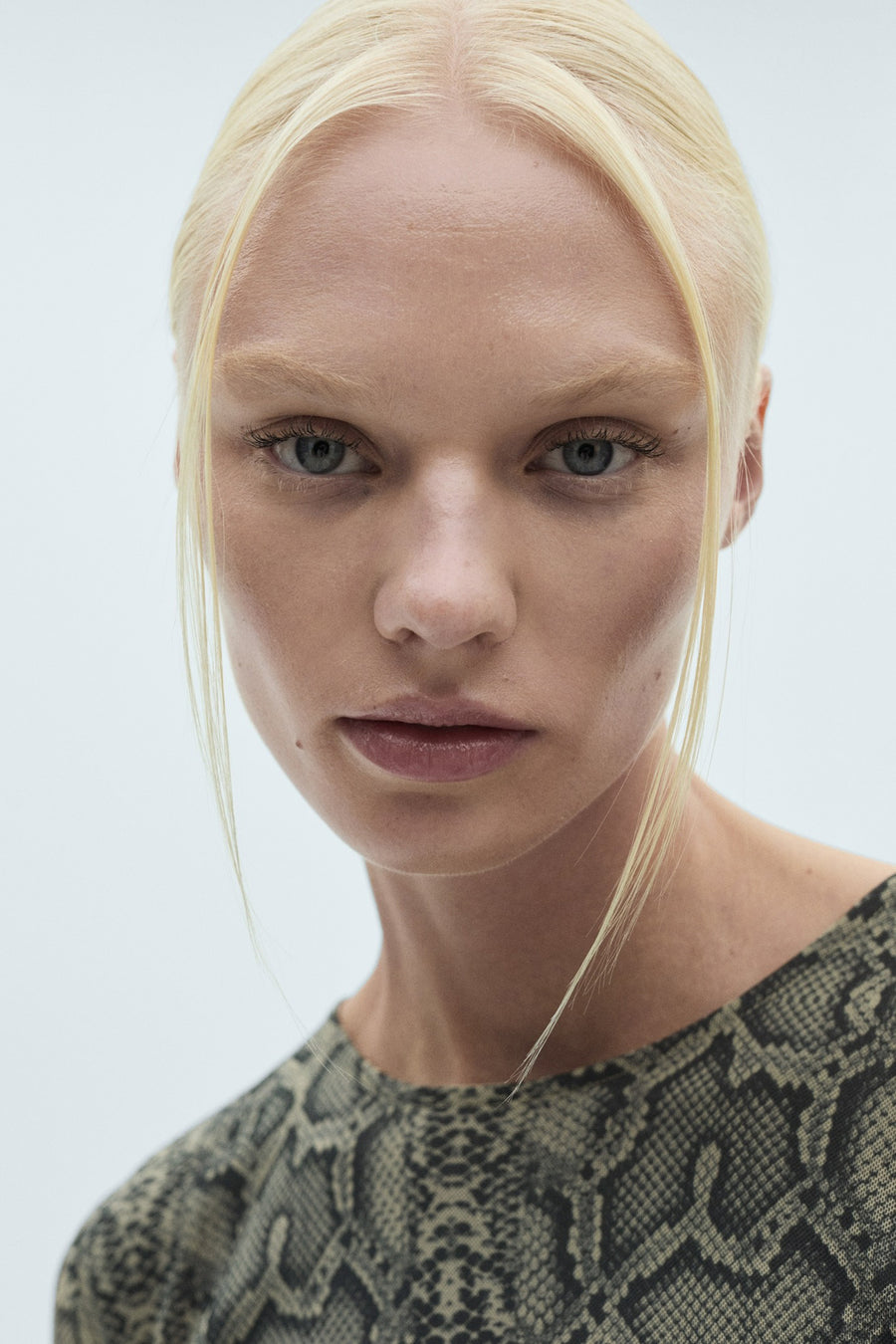 Kleedje met lange mouwen - grijs - MANGO