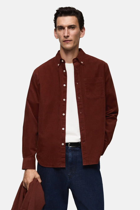 Chemise (manches longues) Rouge - Mango