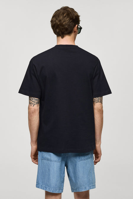 T-shirt met korte mouwen - blauw