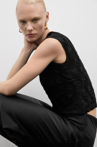 Blouse met korte mouwen - multicolor