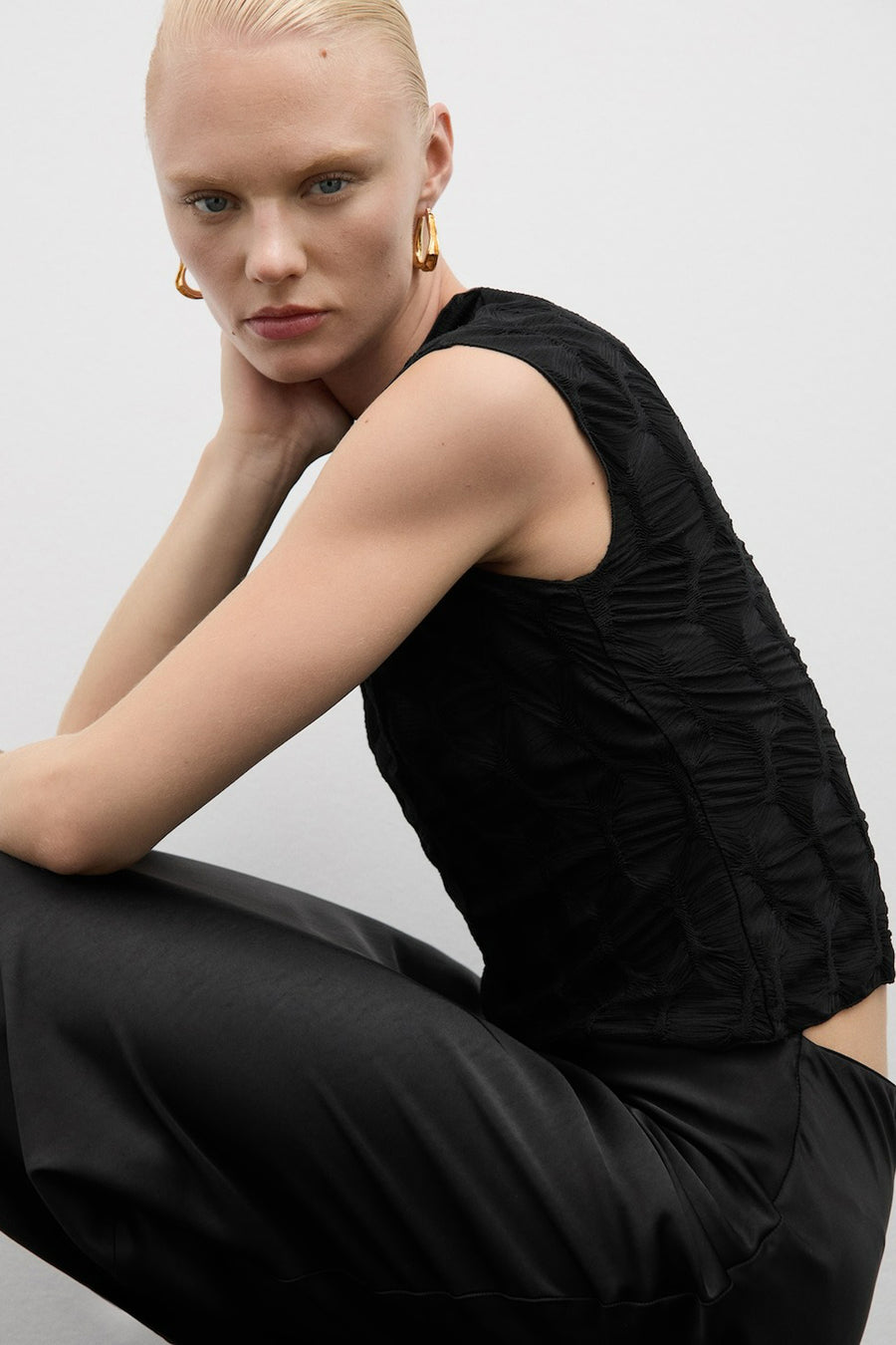 Blouse met korte mouwen - multicolor