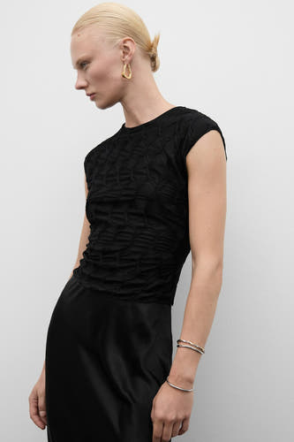 Blouse met korte mouwen - multicolor