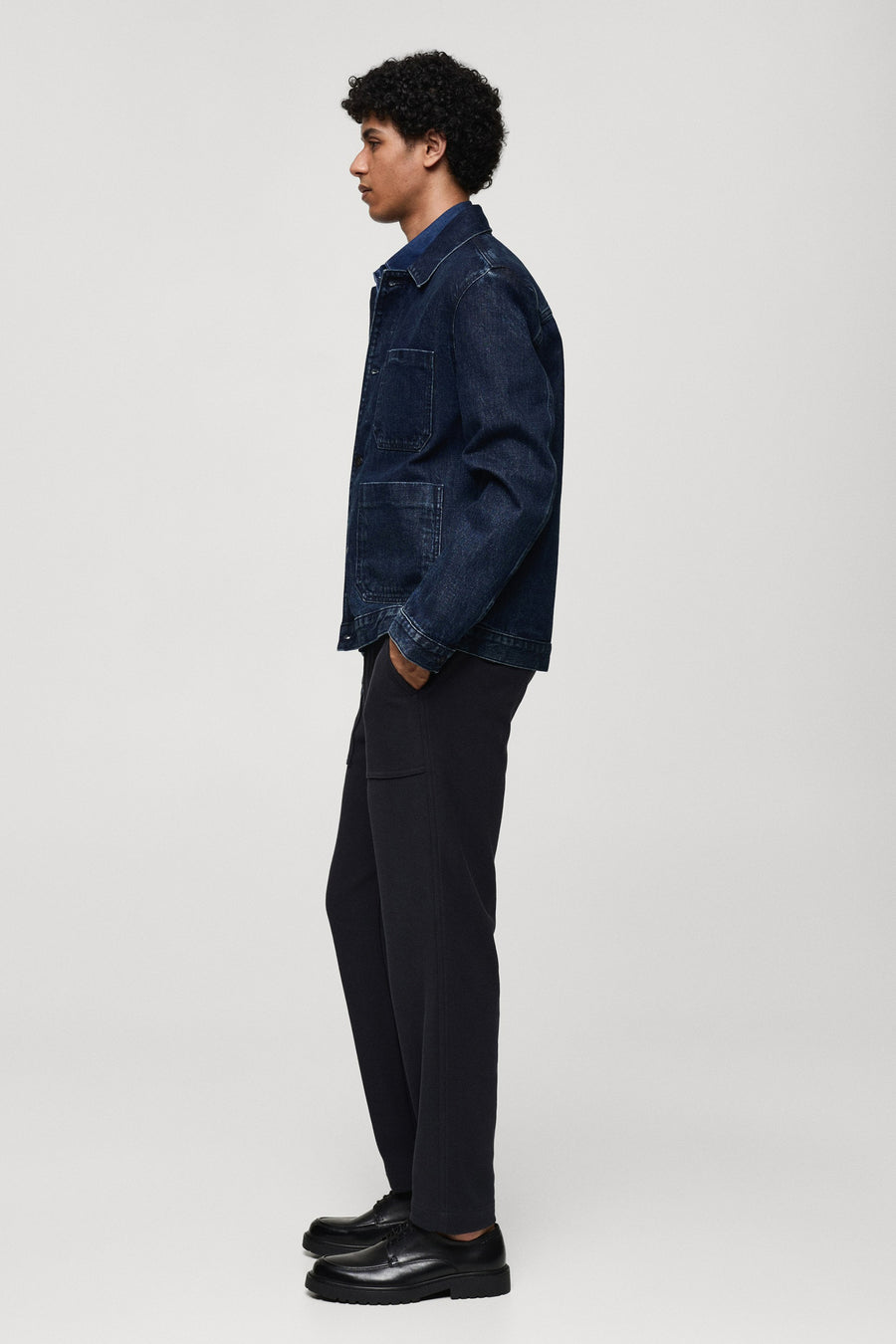 Veste en jean - mid blue denim - MANGO