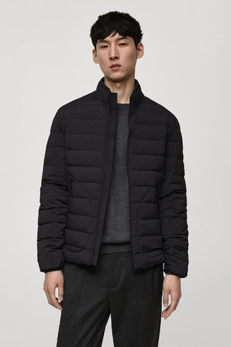 Korte jas - grijs - MANGO