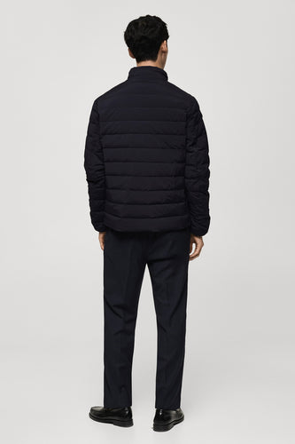 Korte jas - blauw - MANGO