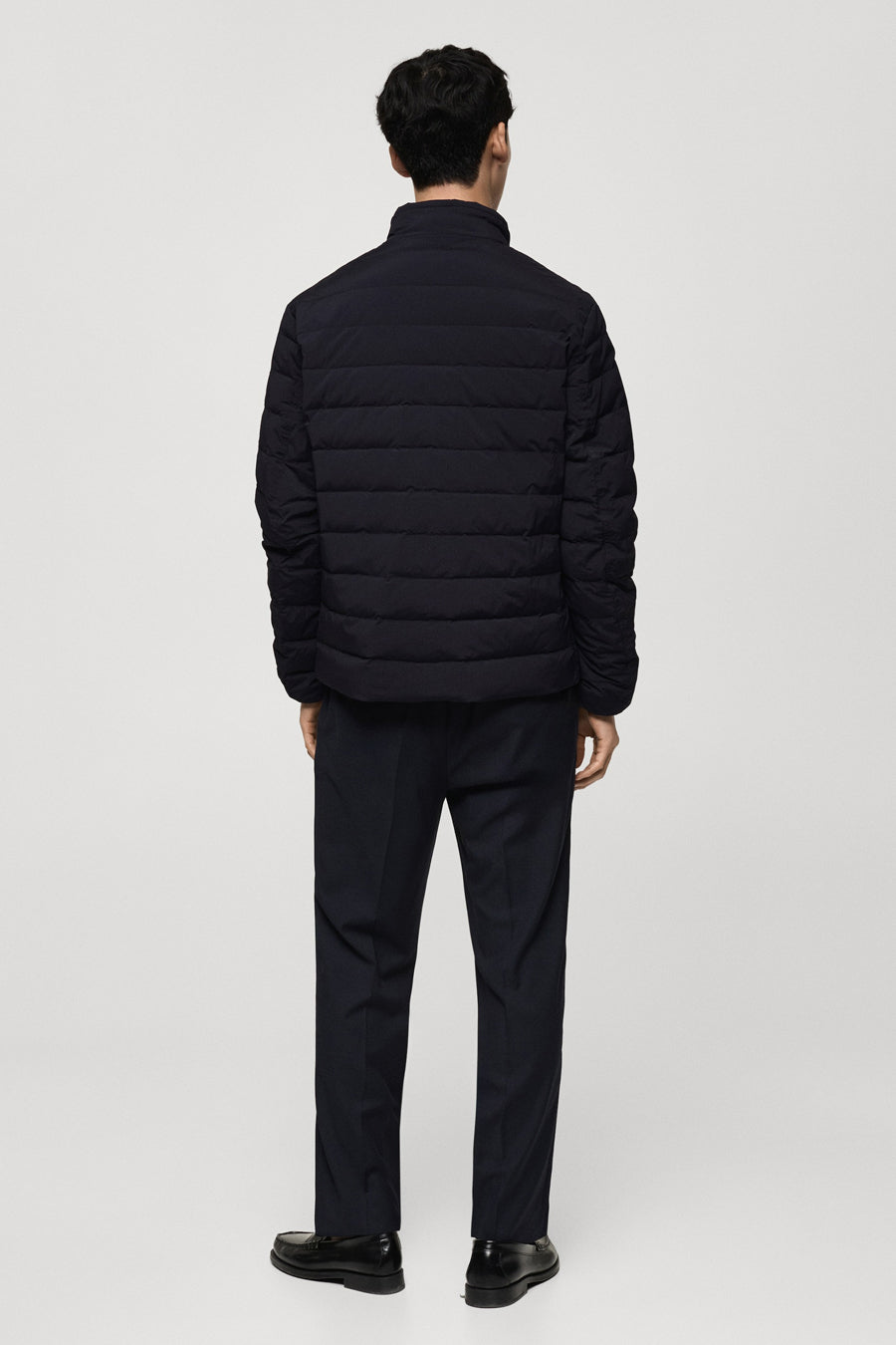 Korte jas - blauw - MANGO