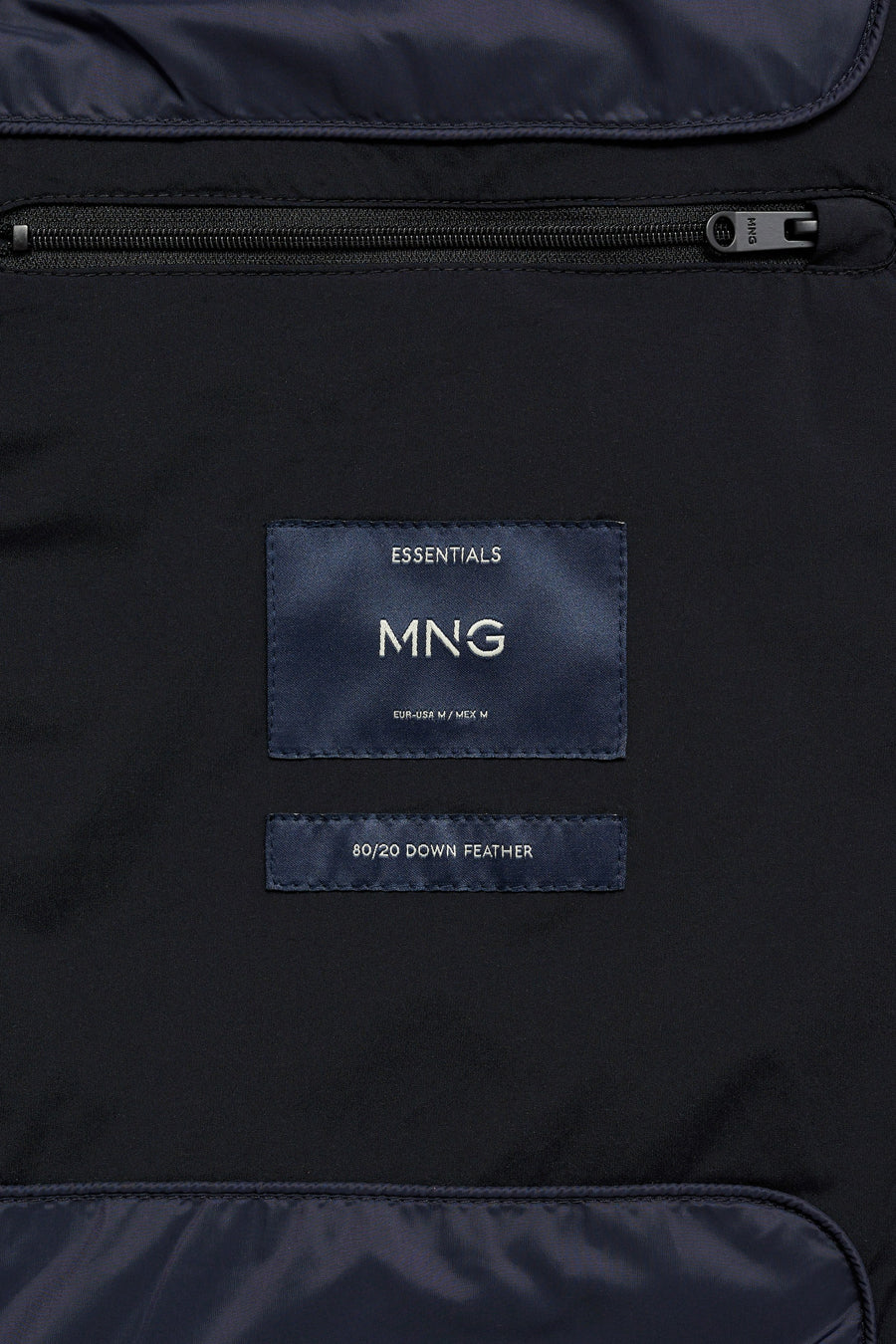 Korte jas - blauw - MANGO