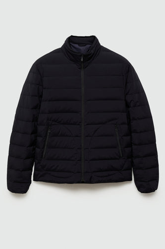 Korte jas - blauw - MANGO