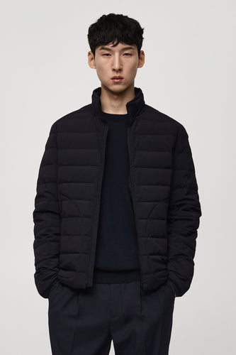 Korte jas - blauw - MANGO