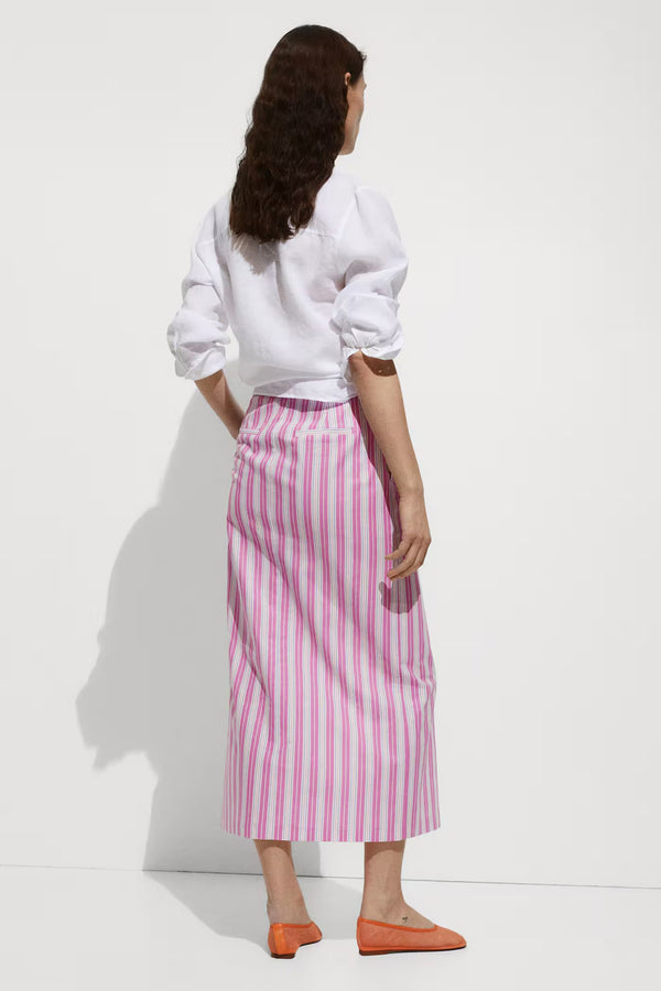 Rok (lang) Roze - MANGO
