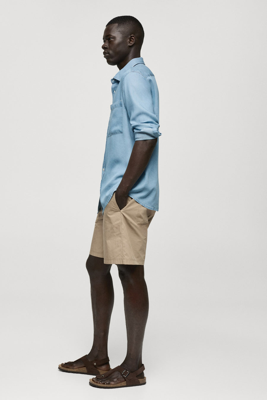 Chemise en jean - mid blue denim - MANGO