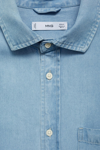 Chemise en jean - mid blue denim - MANGO