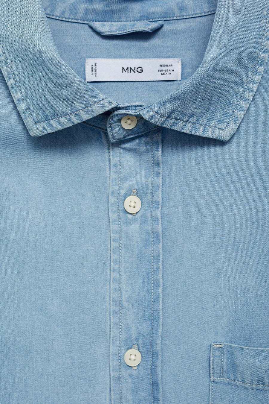 Chemise en jean - mid blue denim - MANGO