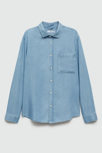 Chemise en jean - mid blue denim - MANGO