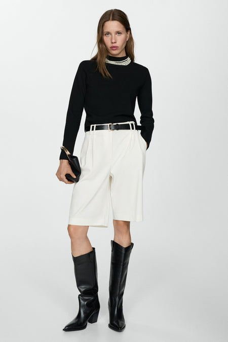 Pull met ronde hals - multicolor