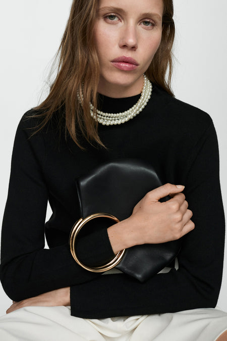 Pull met ronde hals - multicolor