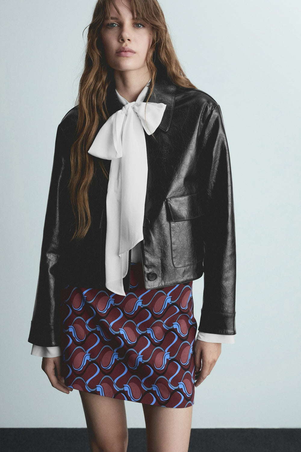 Rok (kort) Rood - Mango