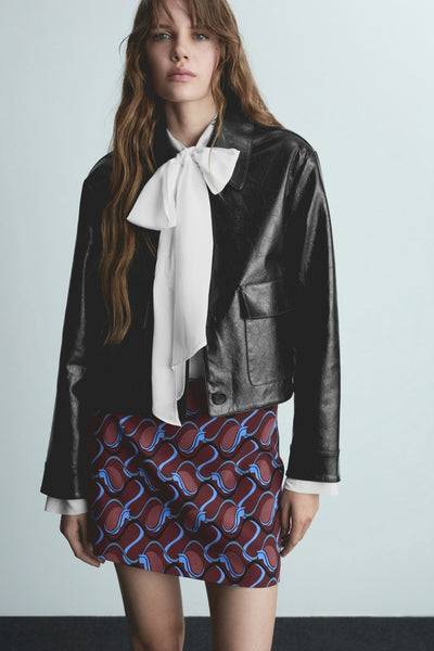 Rok (kort) Rood - Mango