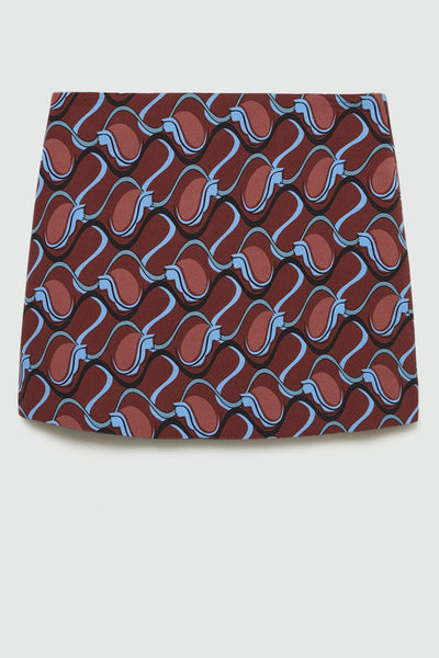 Rok (kort) Rood - Mango