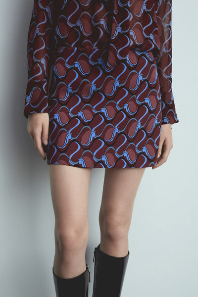 Rok (kort) Rood - Mango