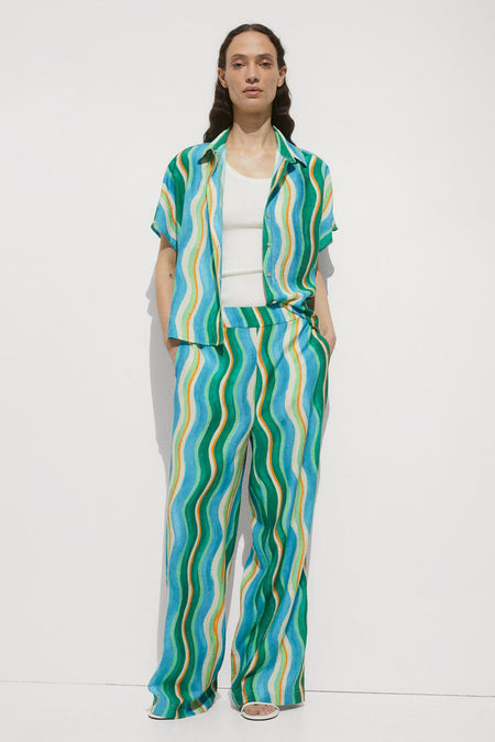 7/8 broek - groen