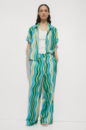 7/8 broek - groen - MANGO