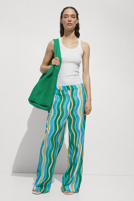 7/8 broek - groen