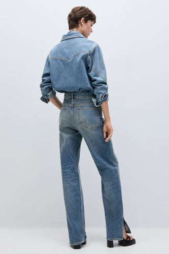 STELLA MANGO - mid blue denim - MANGO - 4