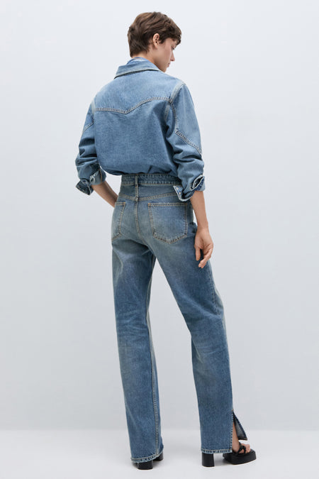 STELLA MANGO - mid blue denim