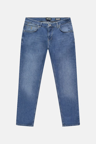 Jeans straight mid blue denim - Cars