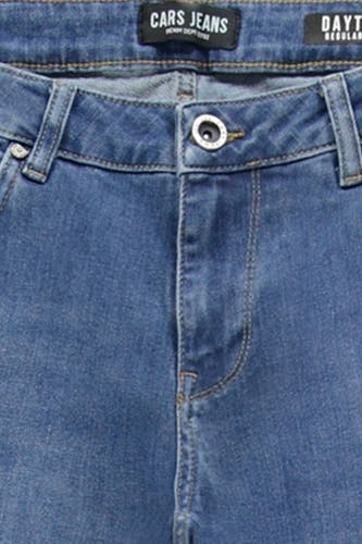 Jeans straight mid blue denim - Cars