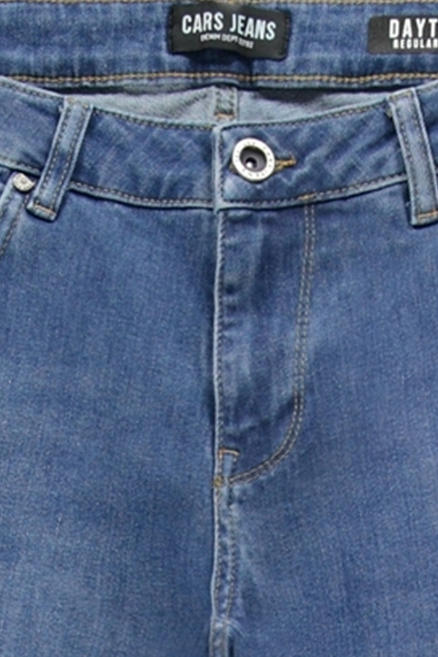Jeans straight mid blue denim - Cars