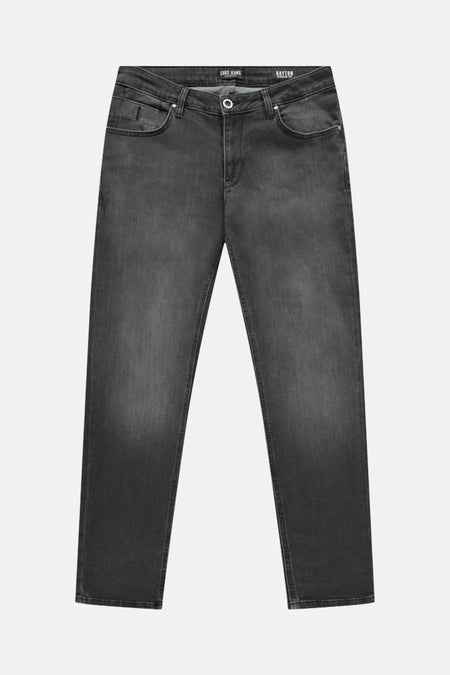 Jeans straight dark grey denim - Cars