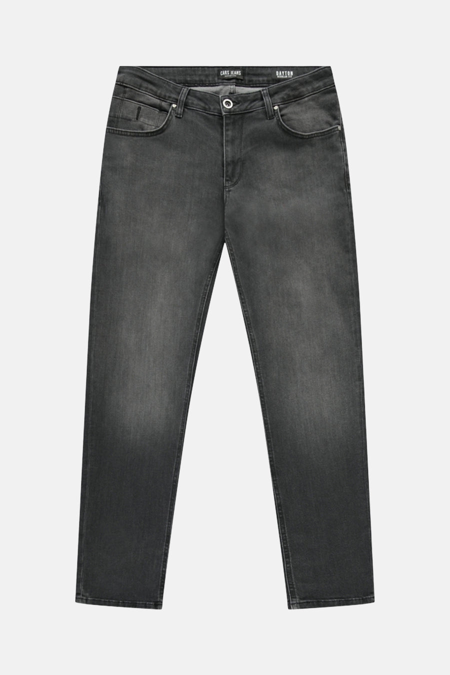 Jeans straight dark grey denim - Cars