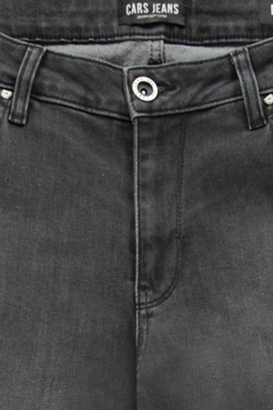 Jeans straight dark grey denim - Cars