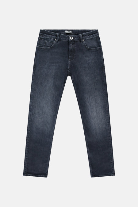 Jeans straight blue black denim - Cars