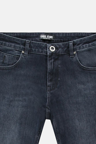 Jeans straight blue black denim - Cars