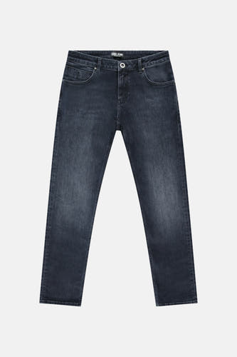 Jeans straight blue black denim - Cars