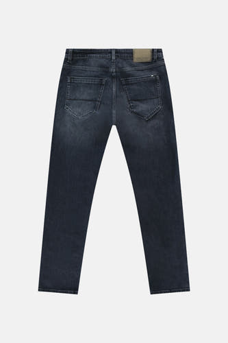 Jeans straight blue black denim - Cars